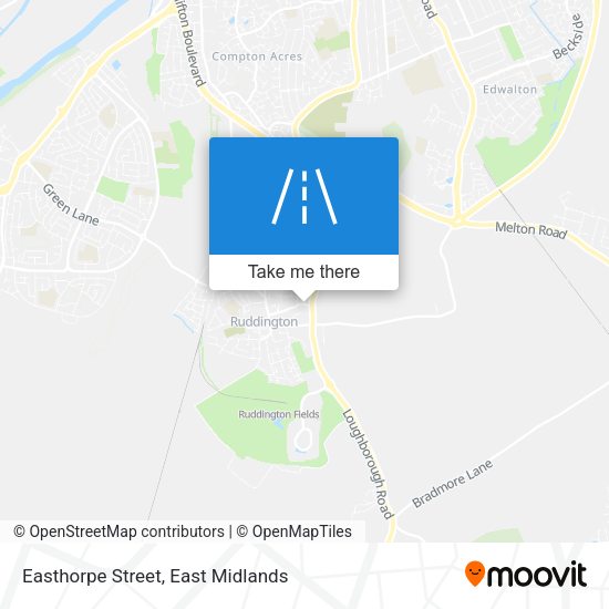 Easthorpe Street map