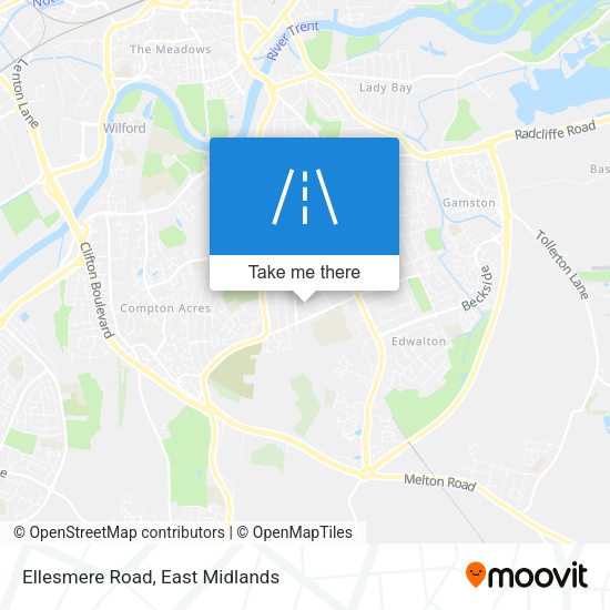 Ellesmere Road map