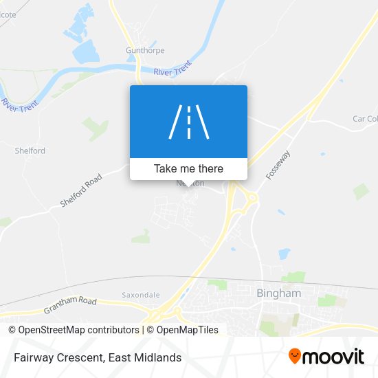 Fairway Crescent map