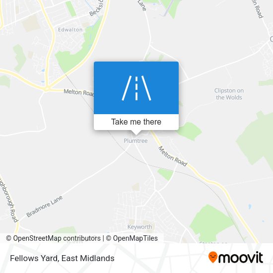 Fellows Yard map