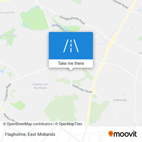 Flagholme map
