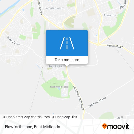 Flawforth Lane map