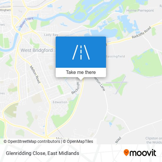 Glenridding Close map