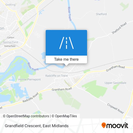 Grandfield Crescent map