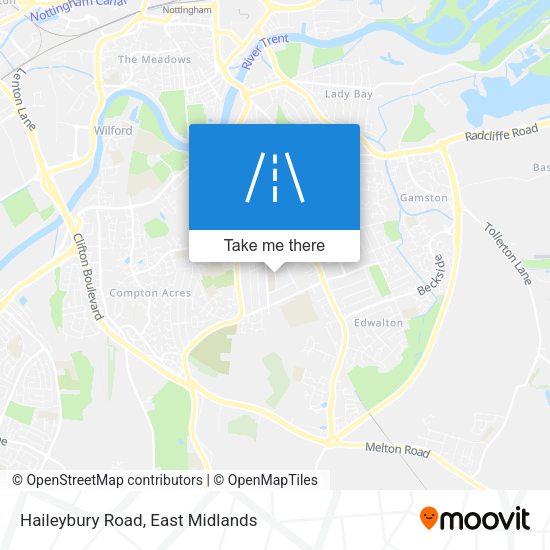 Haileybury Road map
