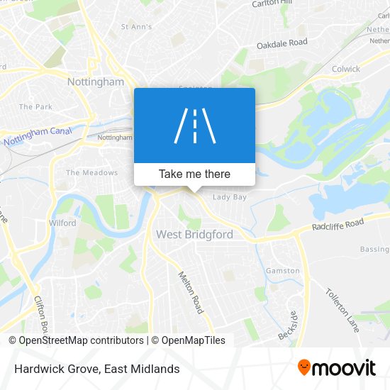 Hardwick Grove map