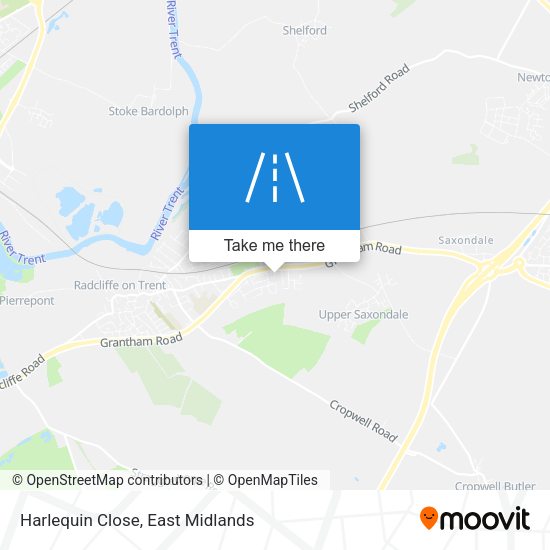 Harlequin Close map