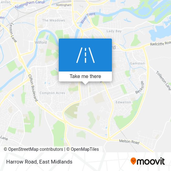 Harrow Road map