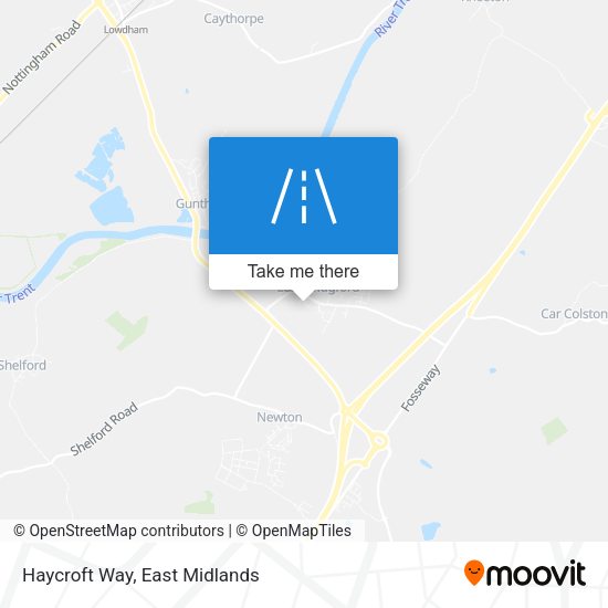 Haycroft Way map