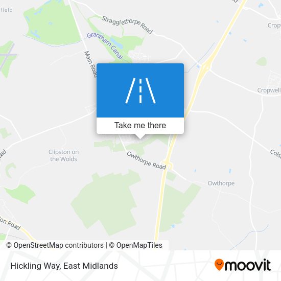 Hickling Way map