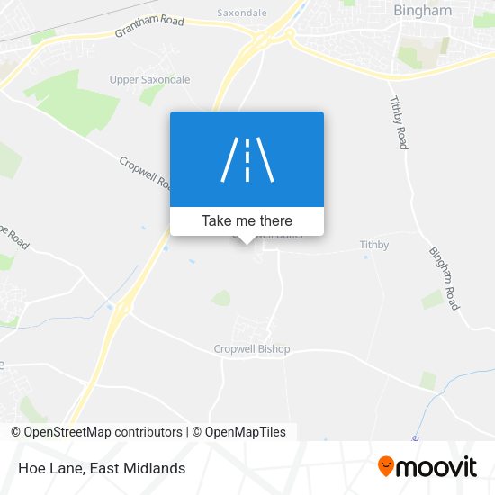 Hoe Lane map