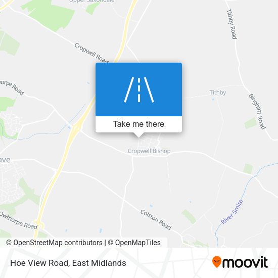 Hoe View Road map