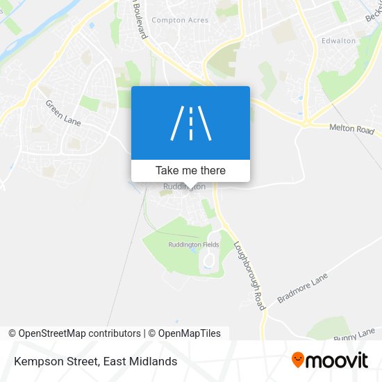 Kempson Street map