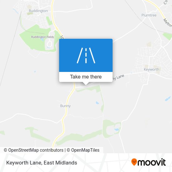 Keyworth Lane map