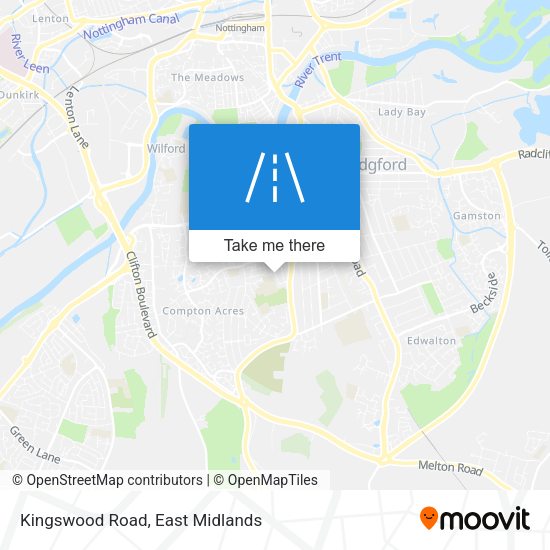 Kingswood Road map