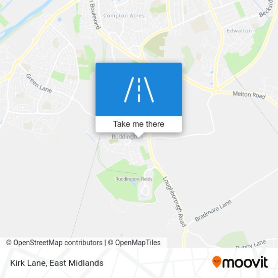 Kirk Lane map