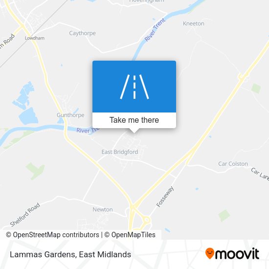Lammas Gardens map
