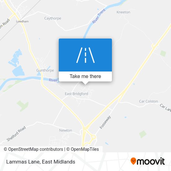 Lammas Lane map