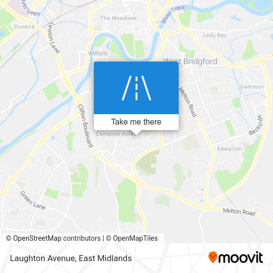 Laughton Avenue map