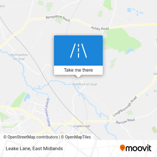 Leake Lane map