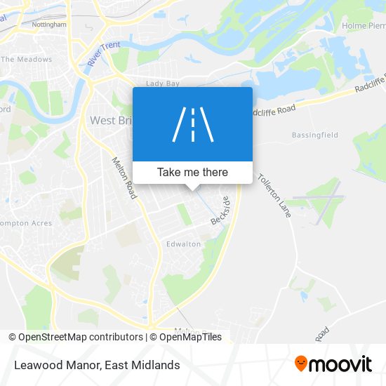 Leawood Manor map