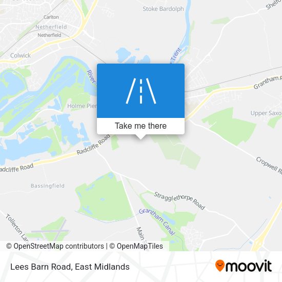 Lees Barn Road map