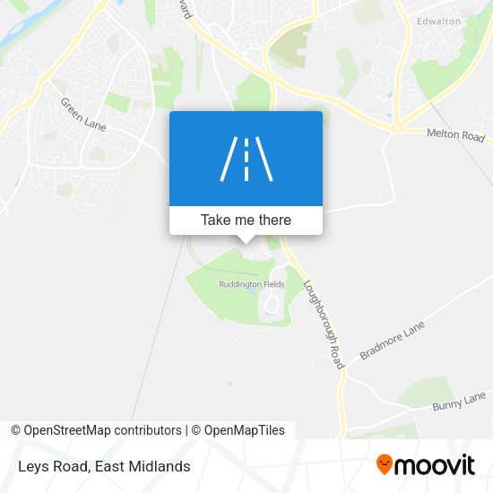 Leys Road map