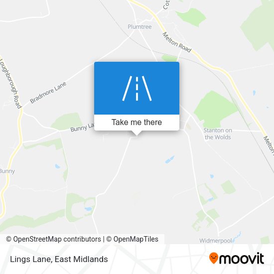 Lings Lane map