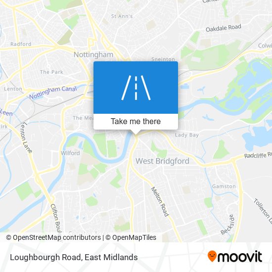 Loughbourgh Road map