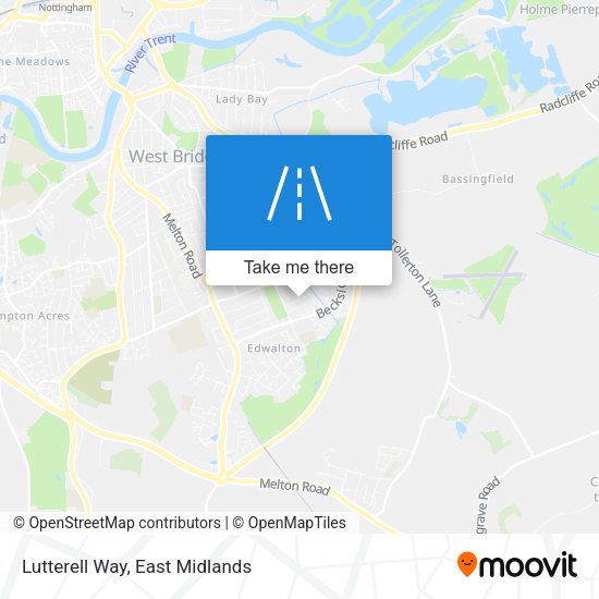 Lutterell Way map