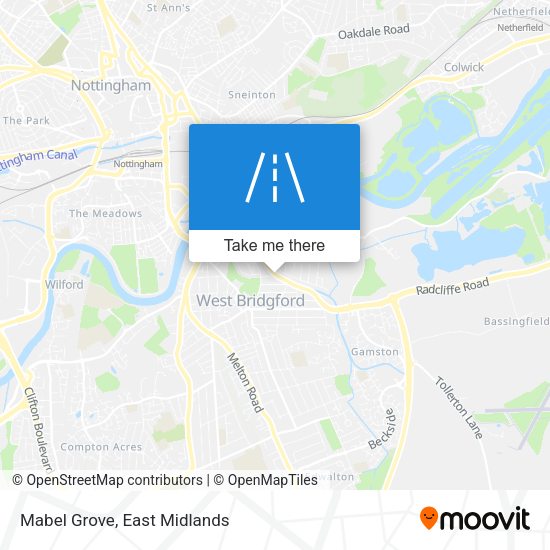 Mabel Grove map