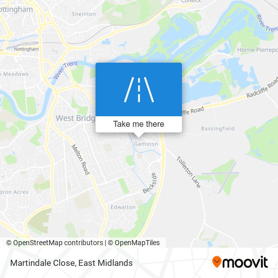 Martindale Close map