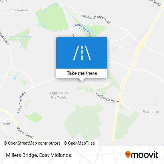 Millers Bridge map
