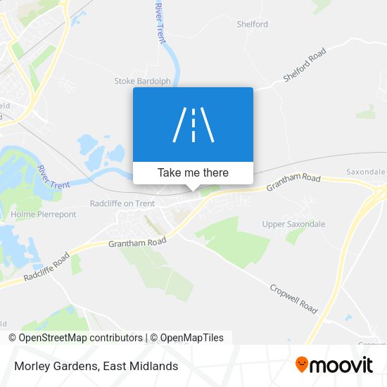 Morley Gardens map