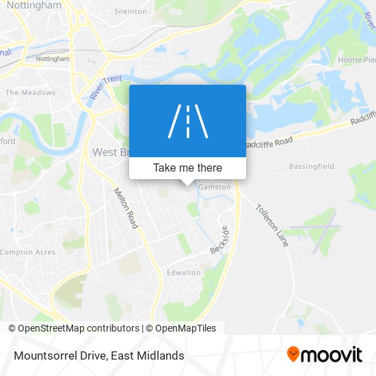 Mountsorrel Drive map