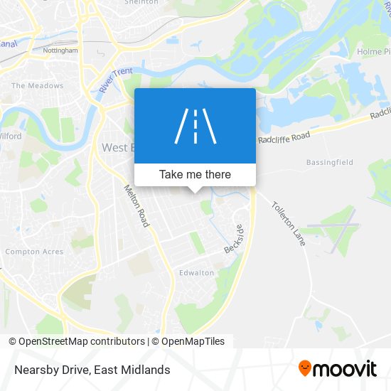 Nearsby Drive map