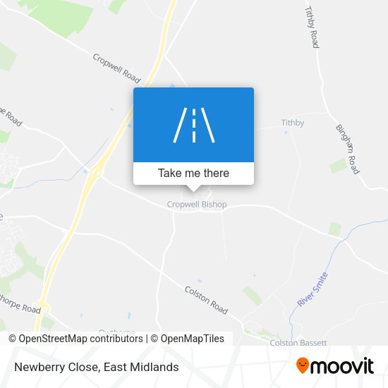 Newberry Close map