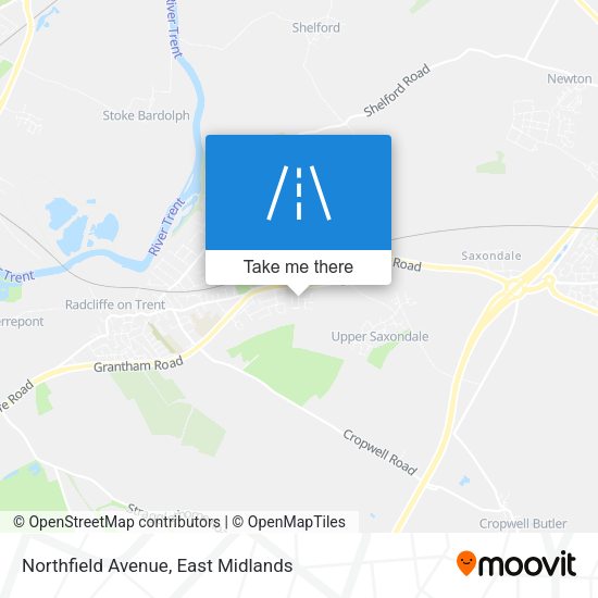 Northfield Avenue map