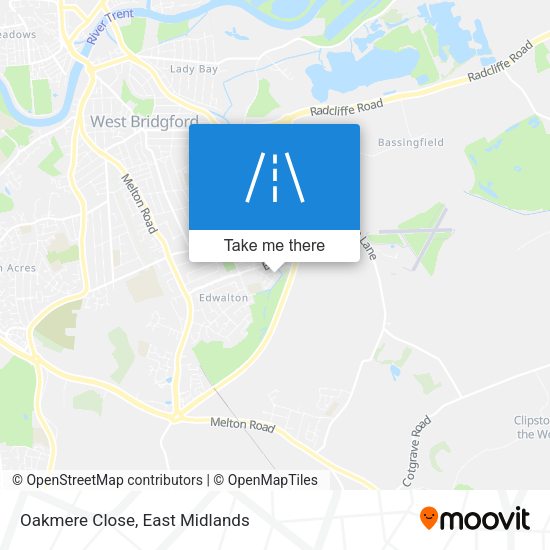 Oakmere Close map