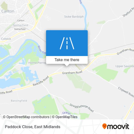 Paddock Close map
