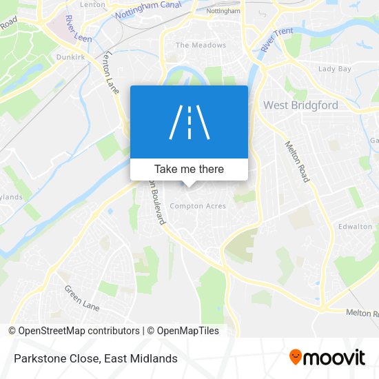 Parkstone Close map