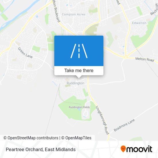 Peartree Orchard map