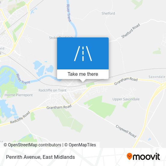 Penrith Avenue map