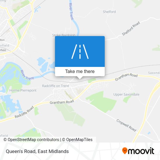 Queen's Road map