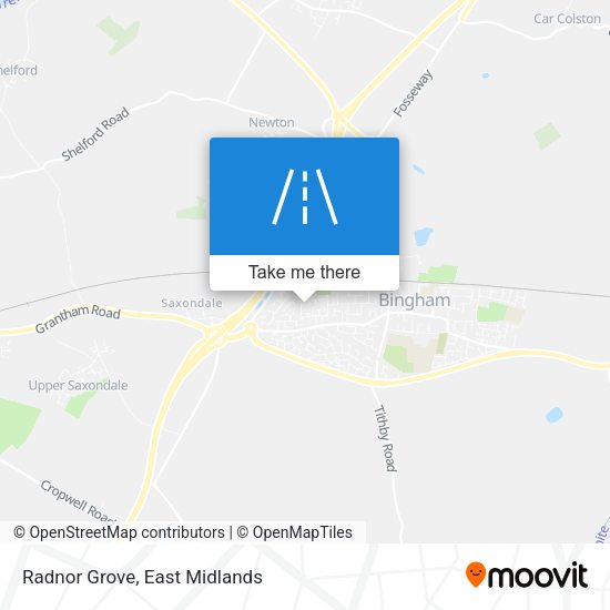 Radnor Grove map