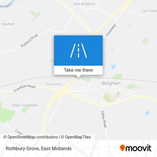 Rothbury Grove map