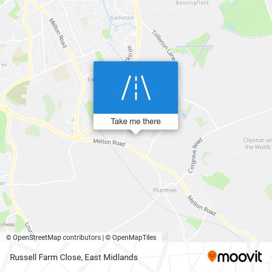 Russell Farm Close map