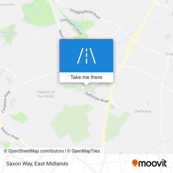 Saxon Way map
