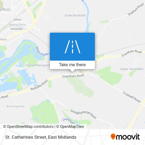 St. Catherines Street map