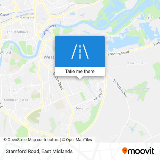 Stamford Road map